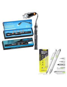 Linterna Magnética Extensible 9 en 1 con LED y Herramientas