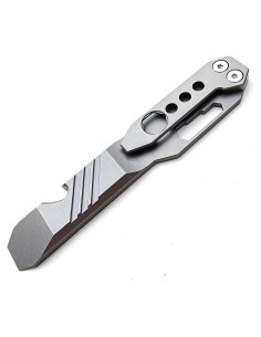 Barra de palanca multifuncional Fanycs de titanio 120mm