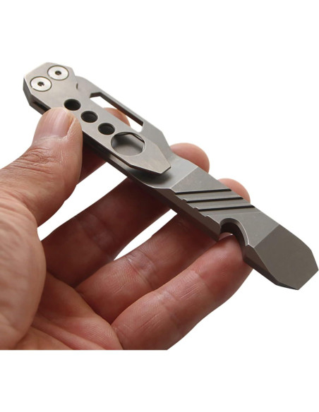 Barra de palanca multifuncional Fanycs de titanio 120mm