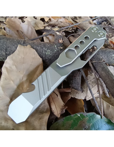 Barra de palanca multifuncional Fanycs de titanio 120mm