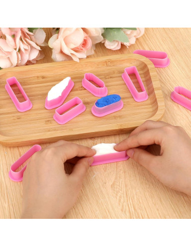 Cortadores de Arcilla de Polímero KALIONE 10 Piezas para Joyería