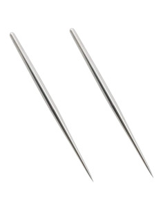 Juego de 2 Agujas de Acero Inoxidable ZYAMY 15.2x0.6cm