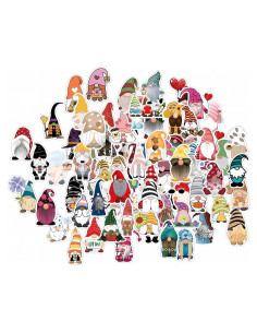 100 Stickers de Gnomos Fbowlsea para Decoración y Manualidades