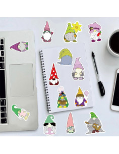 100 Stickers de Gnomos Fbowlsea para Decoración y Manualidades 2