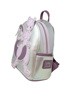 Bolso de Hombro Doble Mewtwo Loungefly Pokémon 25.4x22.9cm 2