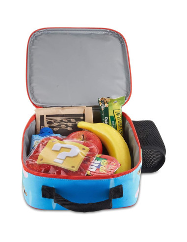 Set Almuerzo Super Mario AI - Caja, Botella y Hielo 4 Pzs