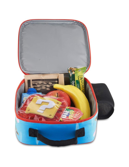 Set Almuerzo Super Mario AI - Caja, Botella y Hielo 4 Pzs