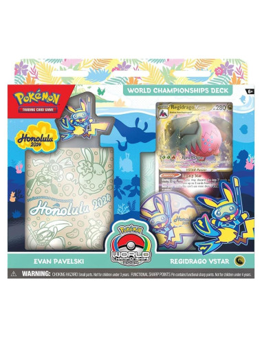 Baraja Campeonato Mundial Pokémon TCG 2024 - 60 cartas