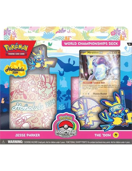 Baraja Campeonato Mundial Pokémon TCG 2024 - 60 cartas