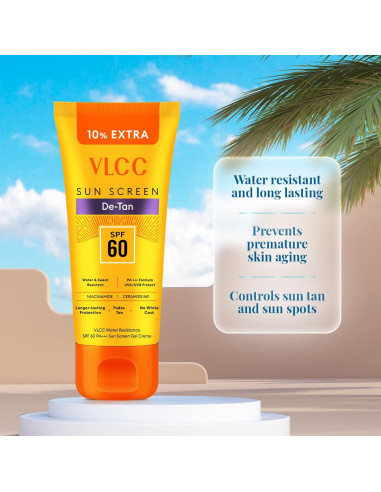 Gel Crema Solar VLCC Resistente al Agua SPF60 100g