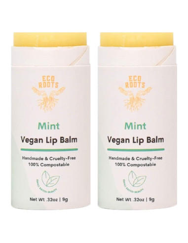 Bálsamo Labial Orgánico Menta EcoRoots - Set 2 Unidades