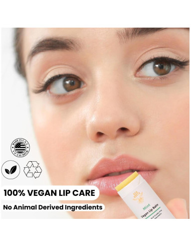 Bálsamo Labial Orgánico Menta EcoRoots - Set 2 Unidades