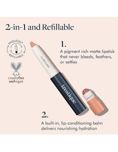 Lápiz Labial Mate TRE'STIQUE con Balsamo Hidratante 2-en-1 2