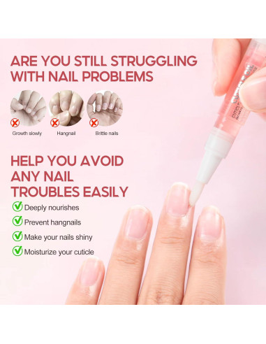 Kit de Cuidado de Uñas Peacecolor 16Pcs Aceite Cutículas