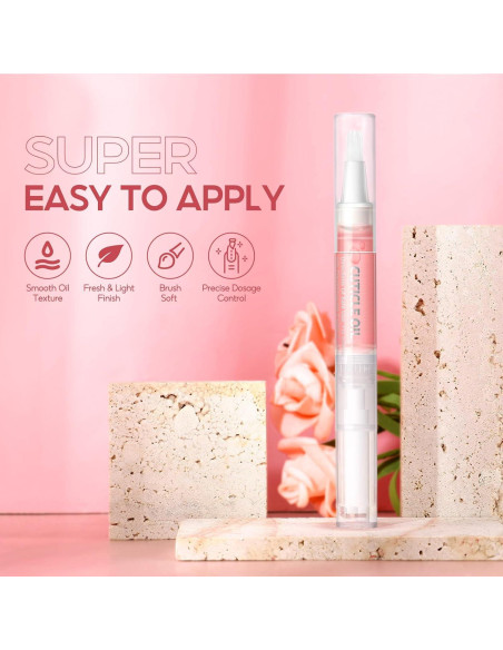 Kit de Cuidado de Uñas Peacecolor 16Pcs Aceite Cutículas