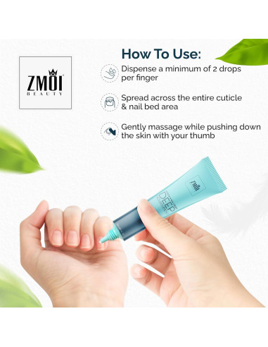 Crema Tratamiento Cutículas y Uñas ZMOI 28.35 g Hidratante