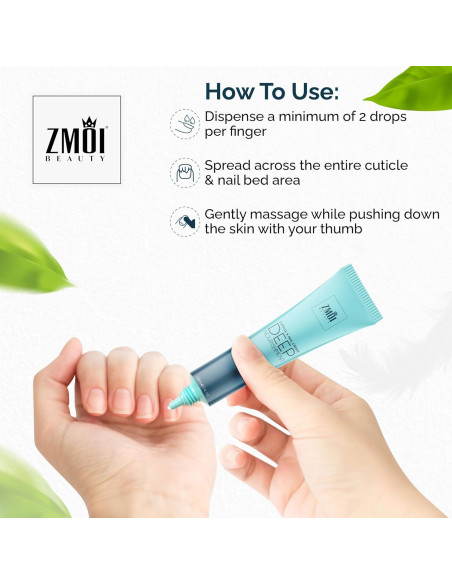 Crema Tratamiento Cutículas y Uñas ZMOI 28.35 g Hidratante