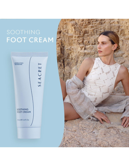 Crema para Pies Seacret - Hidratante con Aceite de Árbol de Té