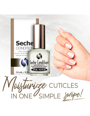 Aceite de Cutícula Seche Condition 14.79 ml - Hidratante y Fortalecedor