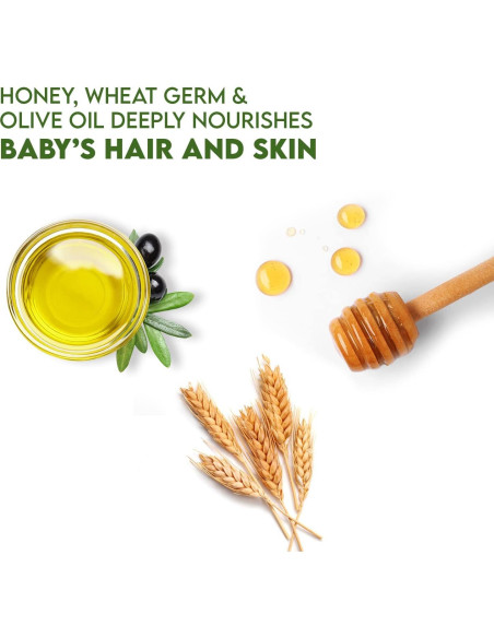 Champú 3 en 1 WBM Baby Care para Bebés - Orgánico, 283.5g