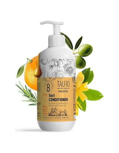 Acondicionador Desenredante Tauro Pro Line 5en1 400ml
