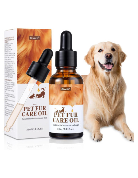 Aceite Acondicionador Sin Enjuague Oivolii 30 ml para Mascotas