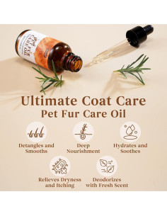 Aceite Acondicionador Sin Enjuague Oivolii 30 ml para Mascotas 2