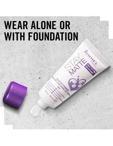 Rimmel London Stay Matte Primer 28g - Controla Brillo y Pores