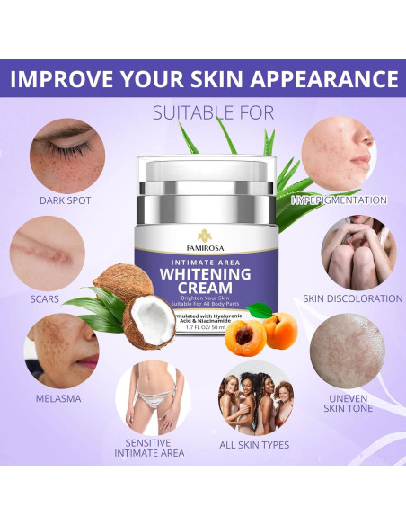 Crema Correctora de Manchas Famirosa - Piel Íntima y Axilas