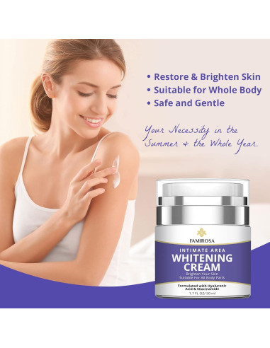Crema Correctora de Manchas Famirosa - Piel Íntima y Axilas