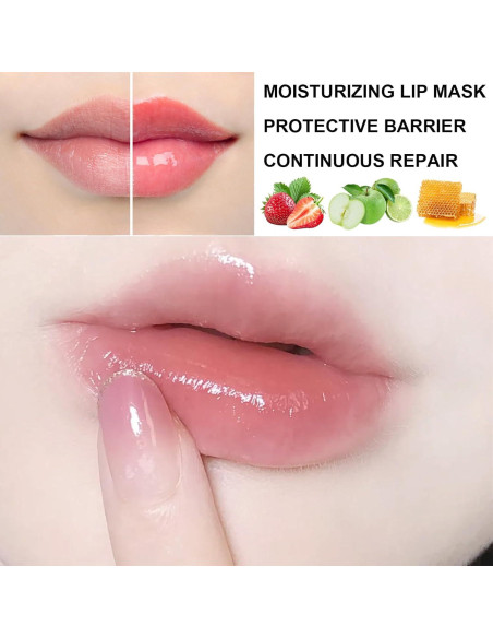 Set 3 Balsamos Labiales Topcent: Miel, Fresa, Manzana 108g