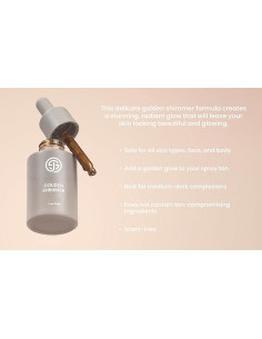 SJOLIE Aditivo Bronceado Spray Brillo Dorado 30ml 2