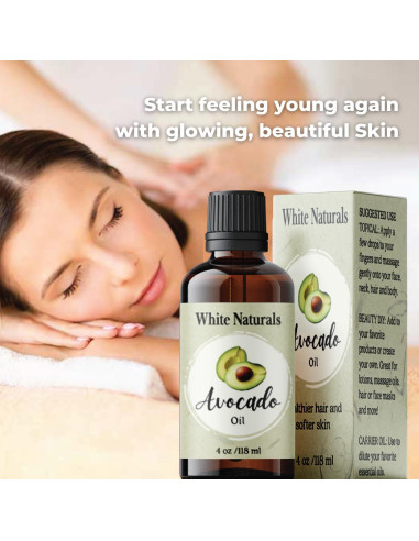 Aceite de Aguacate Orgánico Virgen 118ml - White Naturals