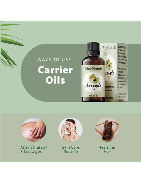 Aceite de Aguacate Orgánico Virgen 118ml - White Naturals