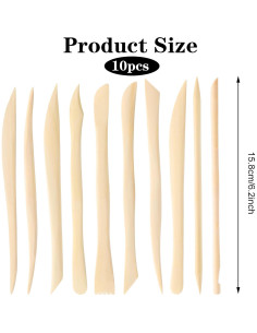 Kit de 10 Herramientas de Escultura de Arcilla LLOUSSAK 15.8cm 2