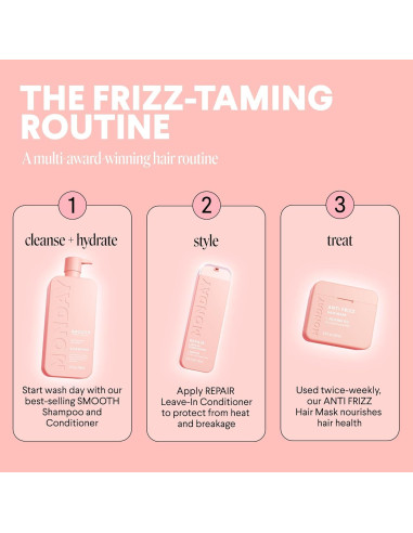 Champú Smooth Monday Haircare 798 mL - Proteína de Trigo y Aceite de Aguacate