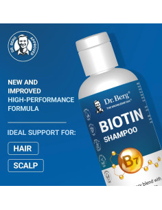 Champú de Biotina Dr. Berg 236 ml - Fórmula Mejorada para Cabello 2