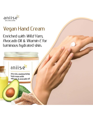 Crema Hidratante para Manos Aniise con Ñame Silvestre 113 g