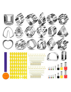 Kit de Cortadores de Arcilla Polimérica MAQUITA 181 Piezas