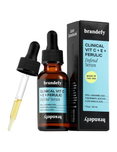 Suero Facial Vitamina C Brandefy 15% Antienvejecimiento 28g