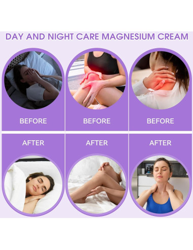 Crema de Magnesio CHIALING 113.4 g - Alivio Muscular y Relajante