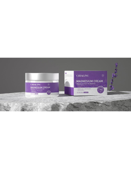 Crema de Magnesio CHIALING 113.4 g - Alivio Muscular y Relajante