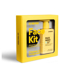 Kit de Cuidado Facial para Hombres Tooletries - Exfoliante y Limpiador Hidratante con Menta