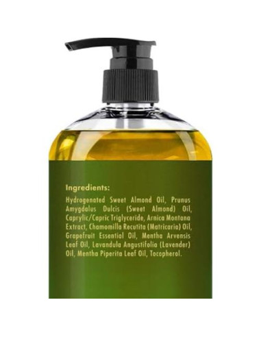 Aceite de Masaje Majestic Pure con Arnica y Lavanda 473 ml - Pack de 2