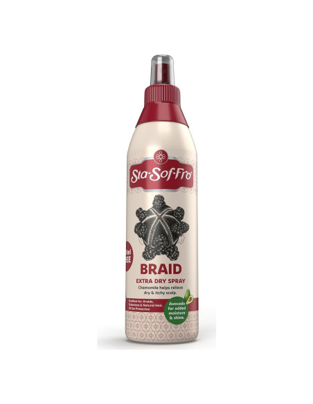 Spray Extra Seco Sta-Sof-Fro Braid 350ml - Acondicionador Aguacate