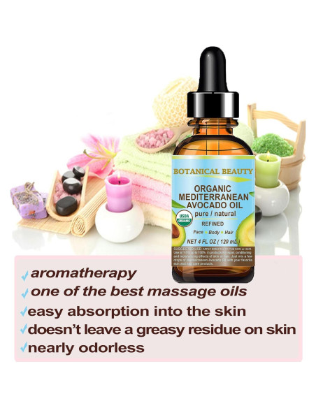 Aceite de Aguacate 100% Puro Belleza Botánica 120 ml