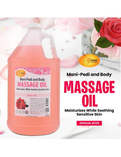 Aceite de Masaje Sensual SPA REDI 3.79 L - Aromas de Rosa 2