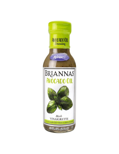 Aderezo BRIANNAS Vinagreta de Hierbas con Aceite de Aguacate 296 ml