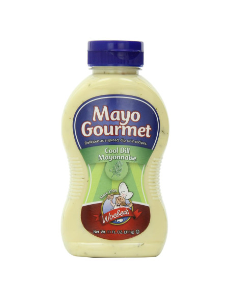 Mayonesa Gourmet Woeber's Cool Dill 311 g - Untar para Sándwiches