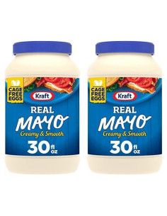Mayonesa Kraft Real 887 ml - Cremosa y Suave, Keto